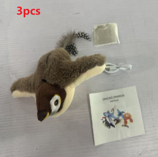 Pet Plush Toy Making Sound Electric Fish Jumping Winged Bird Pets Fashion