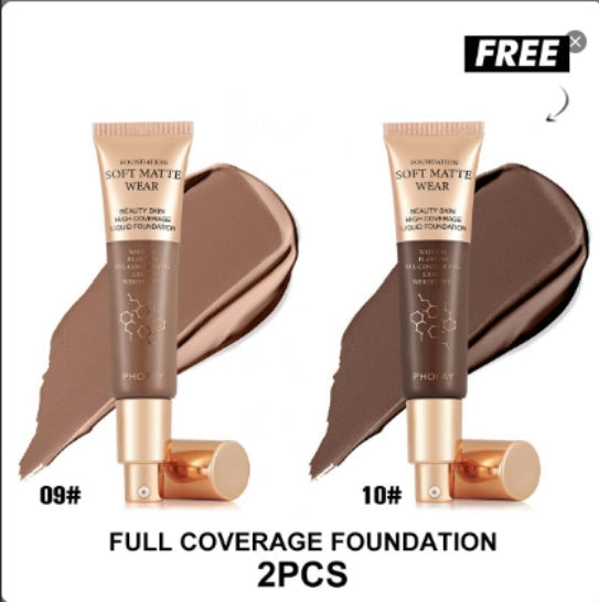 PHOFAY Full Coverage Foundation LadyShow.Store