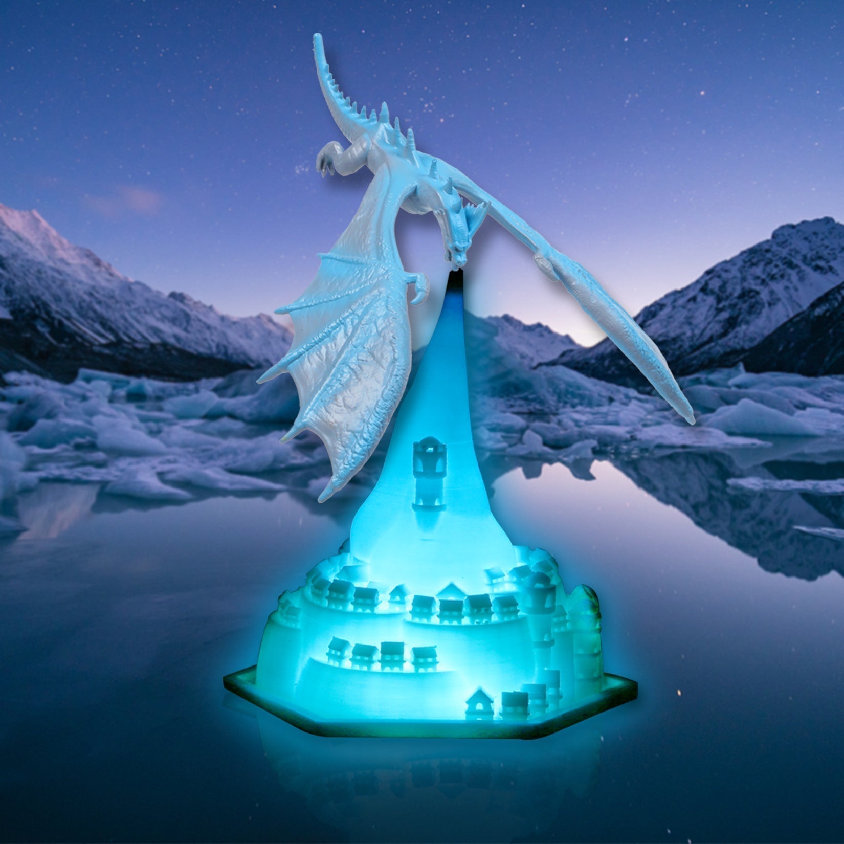 Dragon Breathing Lamp PearlNestDecor.com