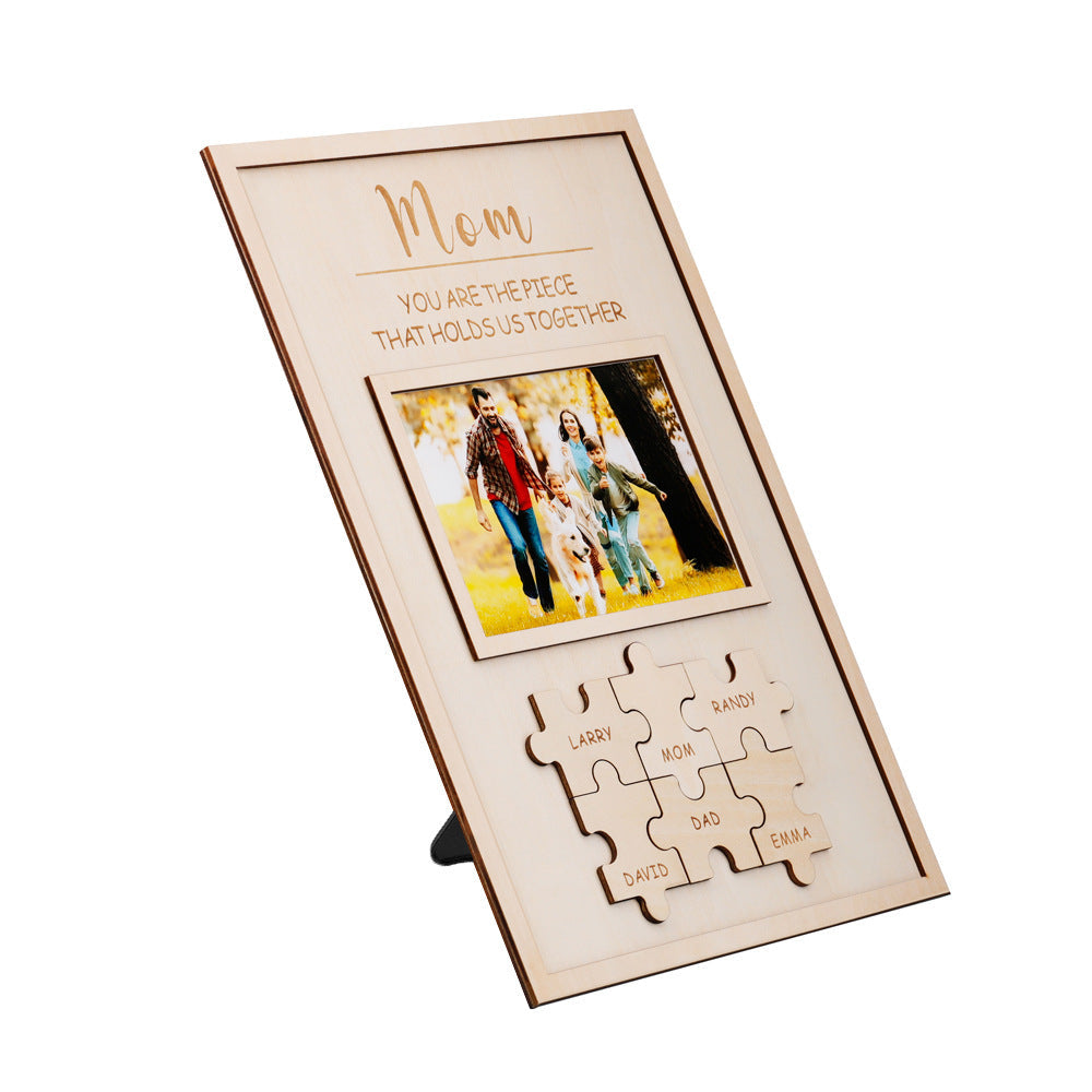 Mother's Day Gift Wooden Puzzle Frame Personalized DIY Commemorative Gift LuxuryLifeWay Online Store