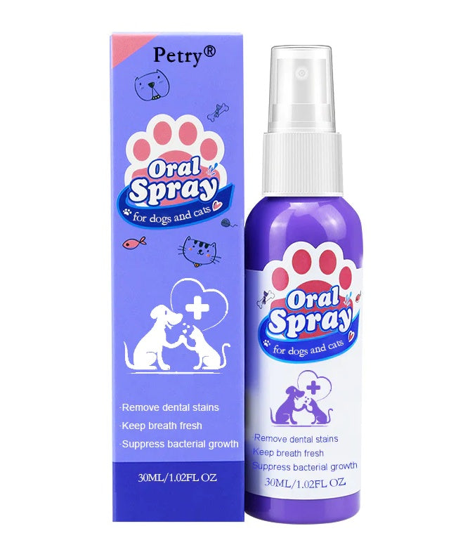 Dental Teeth Cleaning Pet Oral Spray For Cats And Dogs Pets Fashion