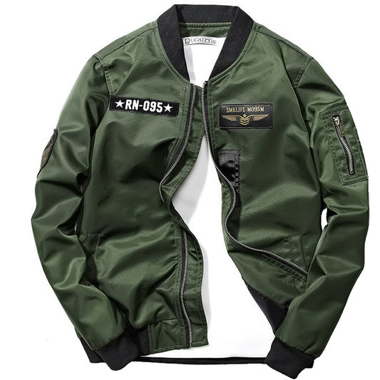 Couple's Baseball Jackets - Korean Style Flight Wear Pi-Mart