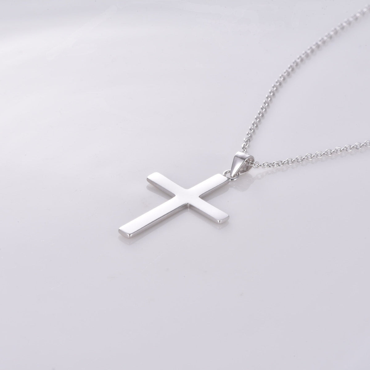 S925 Sterling Silver Cross Necklace LadyShow.Store