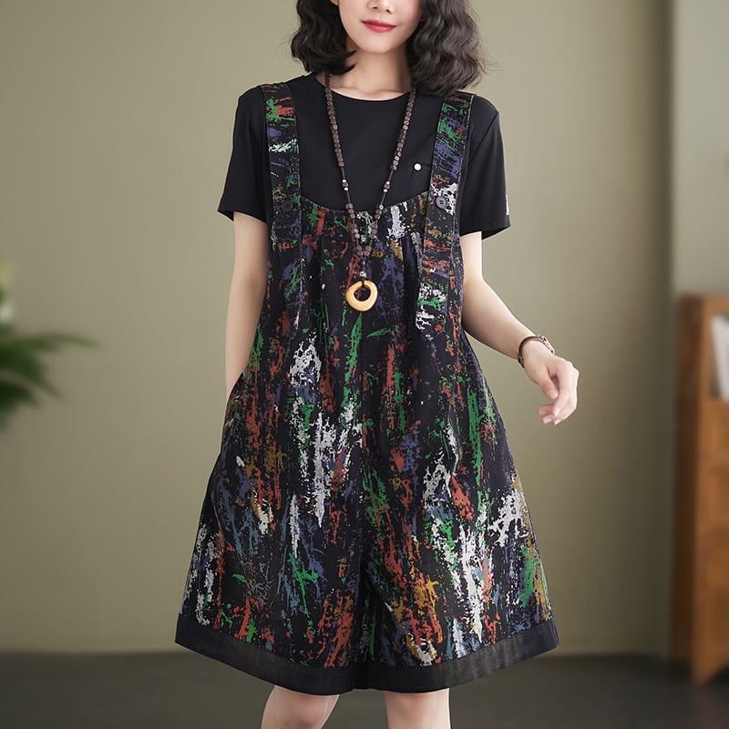 Fashionable Loose Fitting Denim Straps Pi-Mart