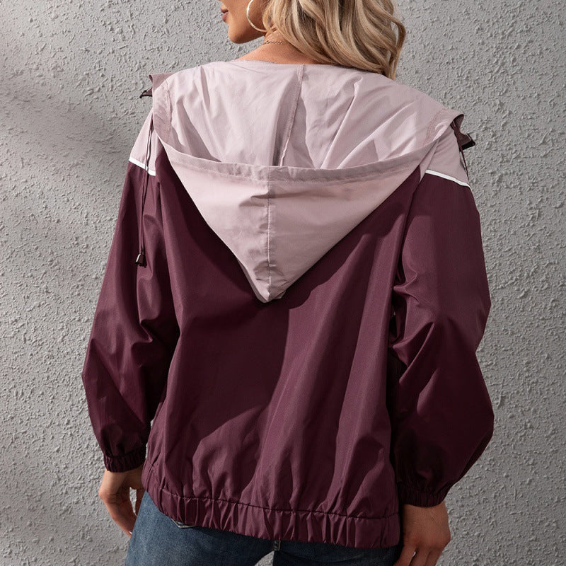 Women's Jacket Hooded Waterproof Jacket Coat Top