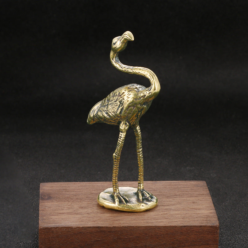 New Brass Flamingo Ornament Decorative Crafts LuxuryLifeWay Online Store