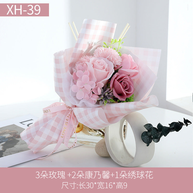 Eternal Rose Soap Flower Gift for Mother's Day and Birthdays LadyShow.Store