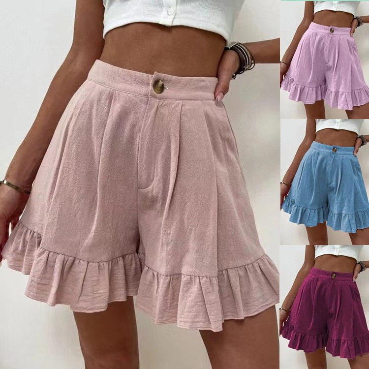 Loose-fitting Shorts High-waisted Shorts For Women NorixaFashion.com
