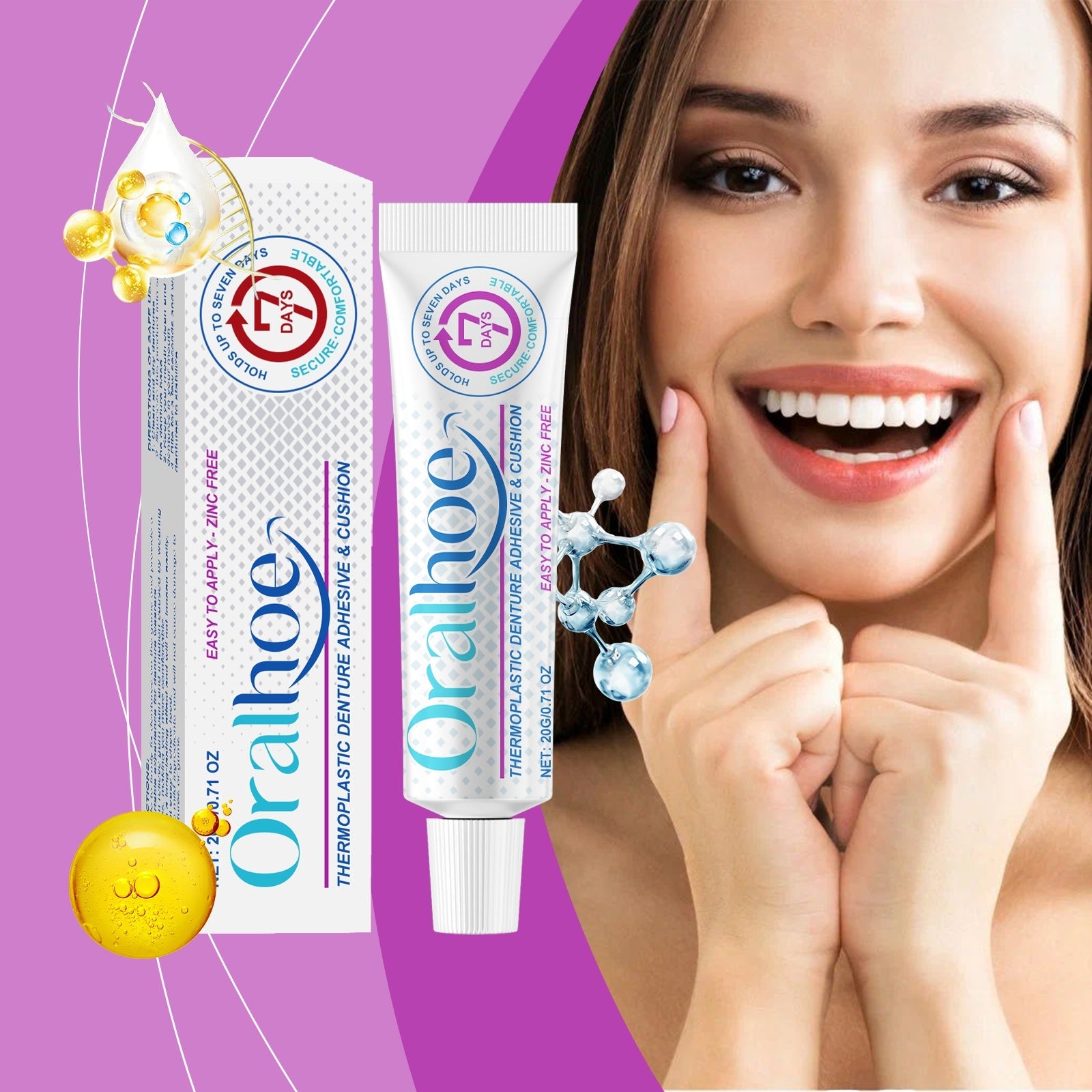 Denture Adhesive 20g Tri Light Beauty