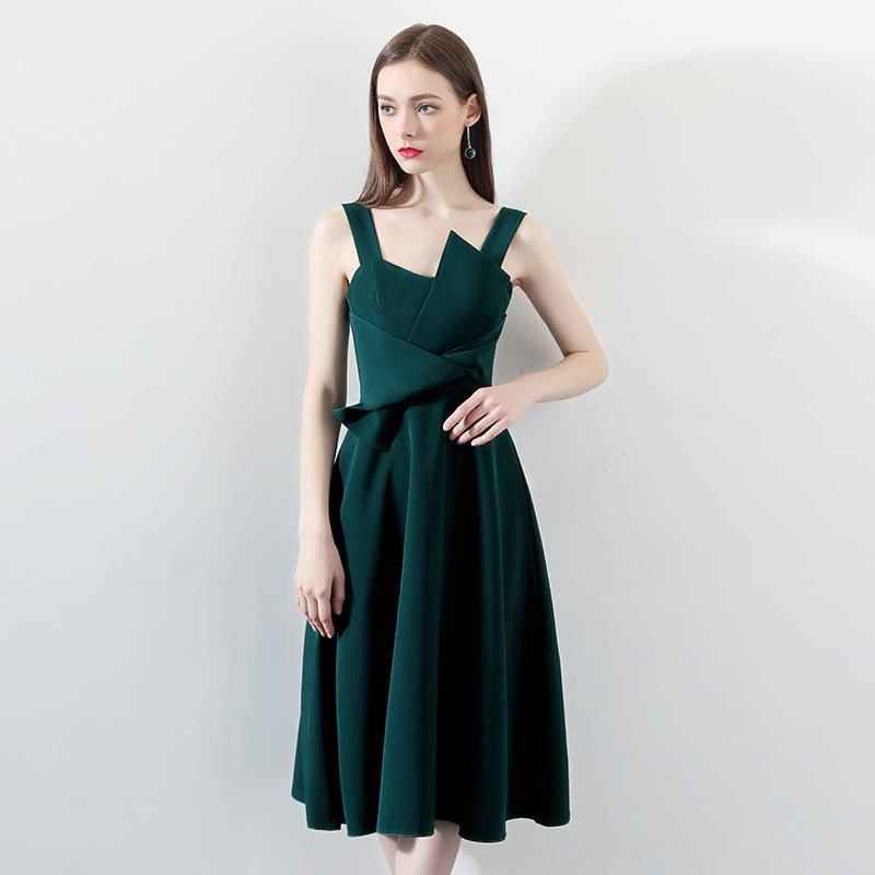 Chic Suspender Evening Dress NorixaFashion.com