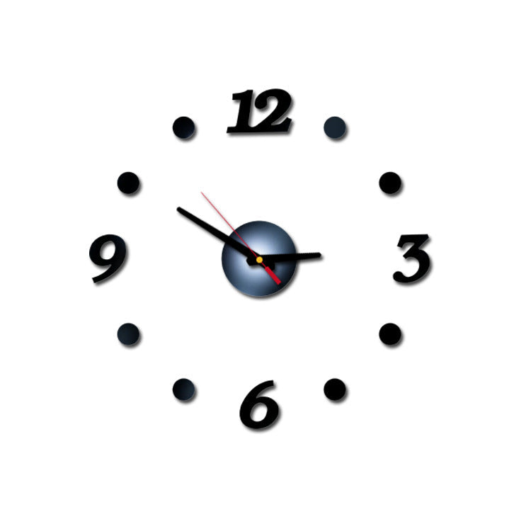 Creative Acrylic Silent Mirror Decorative Wall Clock PearlNestDecor.com