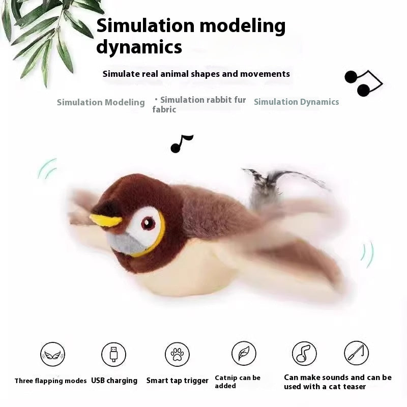 Sound Vibration-sensing Funny Smart Cat Toy Pets Fashion