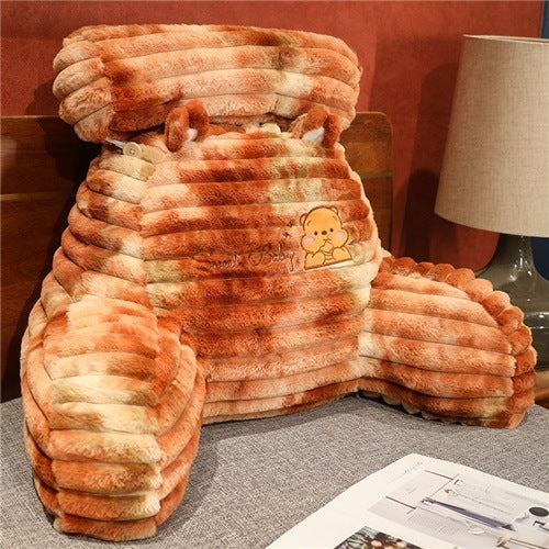 Colorful Tie-dyed Cartoon Lumbar Support Pillow Office Lumbar Support Pillow Neck