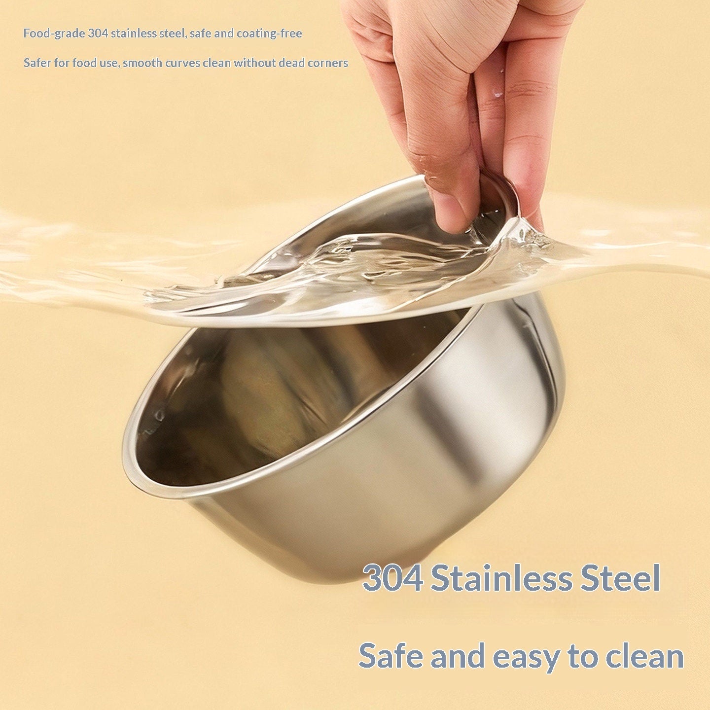 Stainless Steel Cat Water Bowl Drinking Basin Pet Neck Supporting Pets Fashion