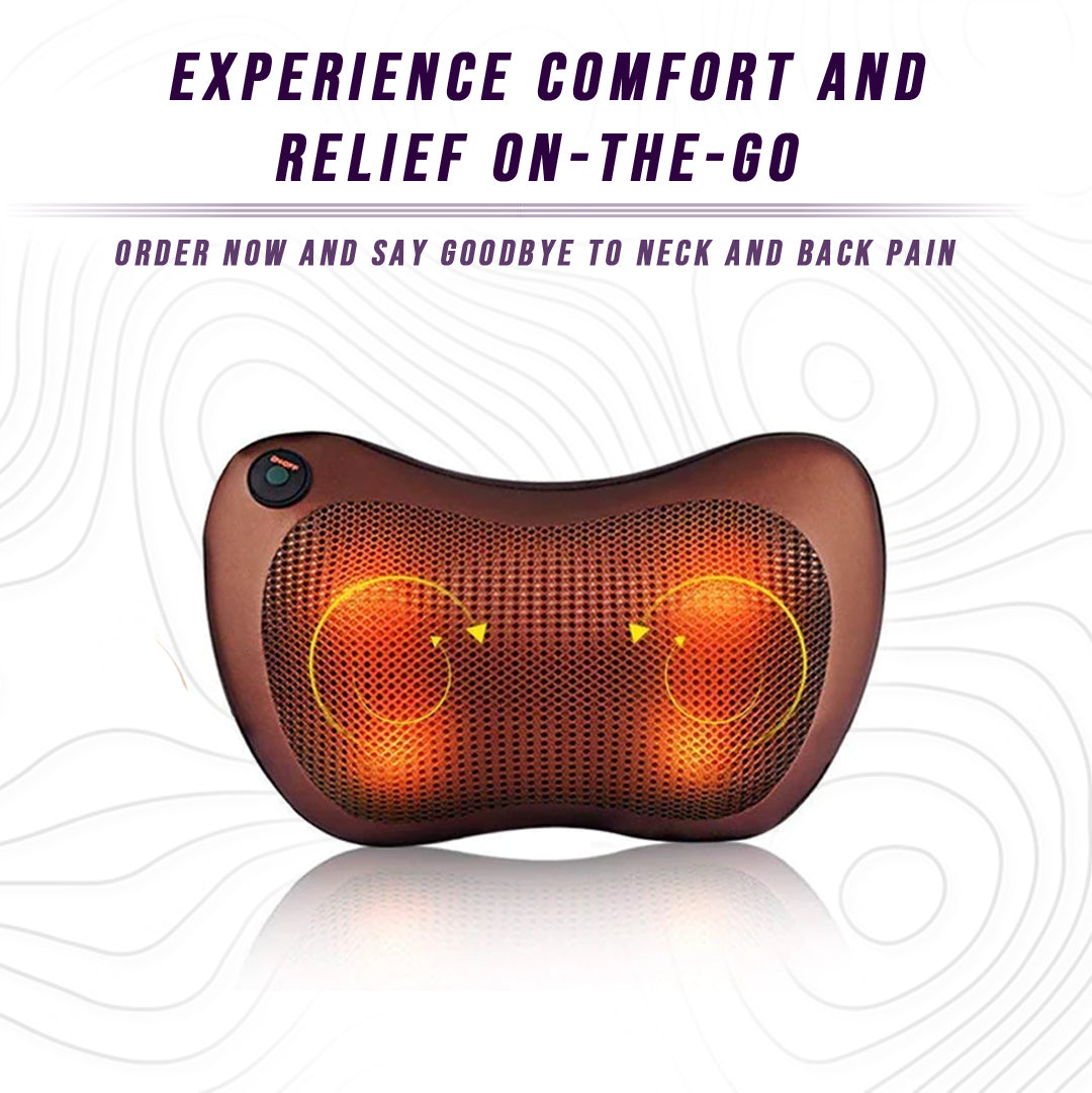 Back and Neck Massage Pillow w/Heat LuxuryLifeWay Online Store