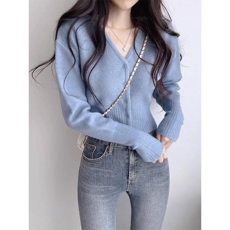 Stylish Short Knitted Cardigan NorixaFashion.com