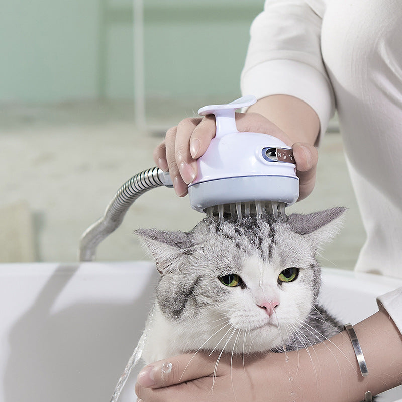Creative dog bath, pet shower, cat massage, shower head, small dog products, cat washing tools, dog brush LuxuryLifeWay Online Store