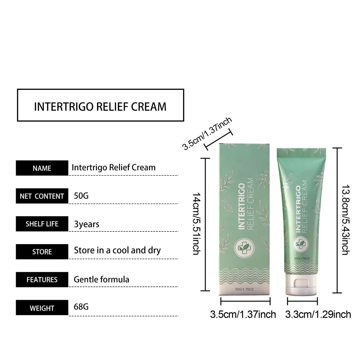 Skin Care Cream, 50g Per Box Tri Light Beauty
