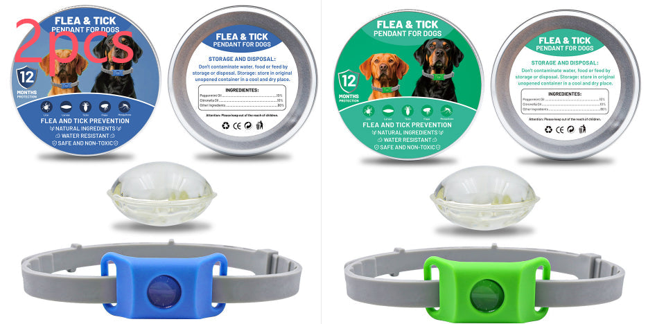 Pet Insect Repellent Button Collar Capsule Suit Pets Fashion