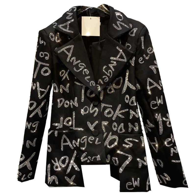Heavy Industry Shiny Long-sleeved Suit Blazer Best YouTube Store