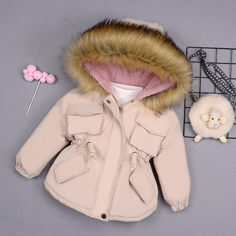 Children's Thick Winter Cotton-padded Jacket Pi-Mart