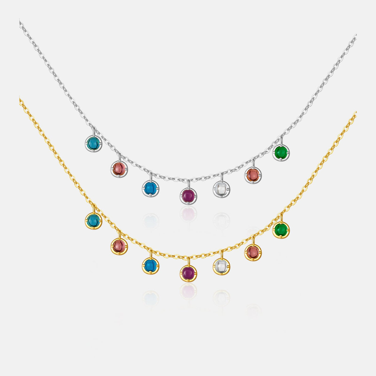 S925 Sterling Silver Necklace Women's Diamond LadyShow.Store