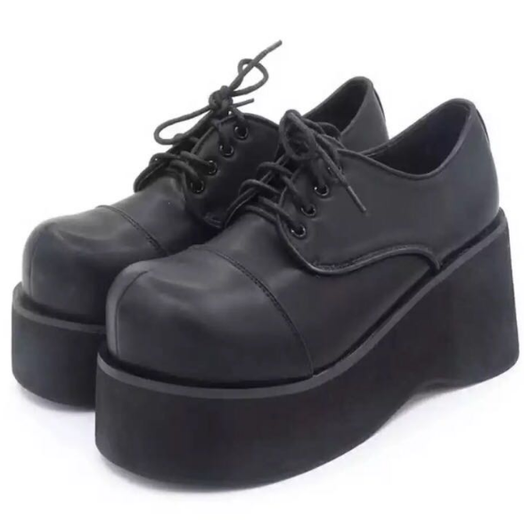 Spring New Women's Thick-Soled Punk Shoes LadyShow.Store