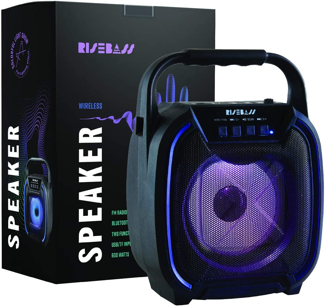 8" 600 watt Speaker - Portable Wireless Bluetooth Speaker with TWS Function LuxuryLifeWay Online Store