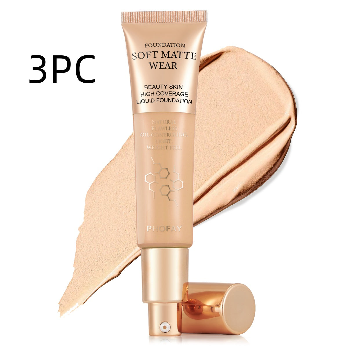 PHOFAY Full Coverage Foundation LadyShow.Store
