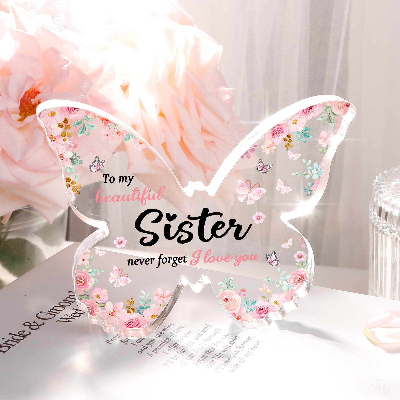 Acrylic Butterfly Mother's Day Gift LadyShow.Store