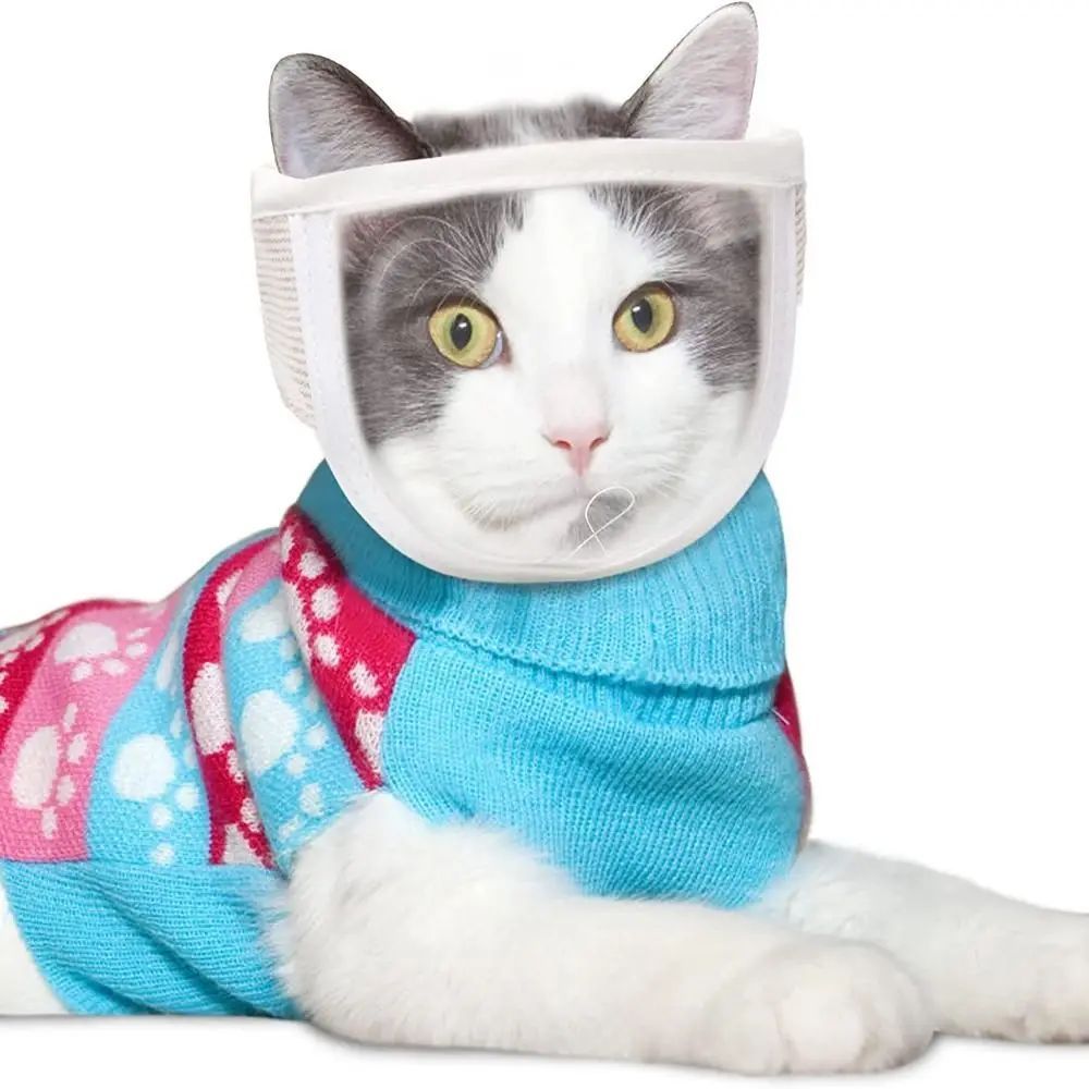 Anti Bite Puppy Kitten Muzzles Mask Pet Product Cat Muzzle Breathable Dogs Cats Bathing Grooming Tools Pets Fashion