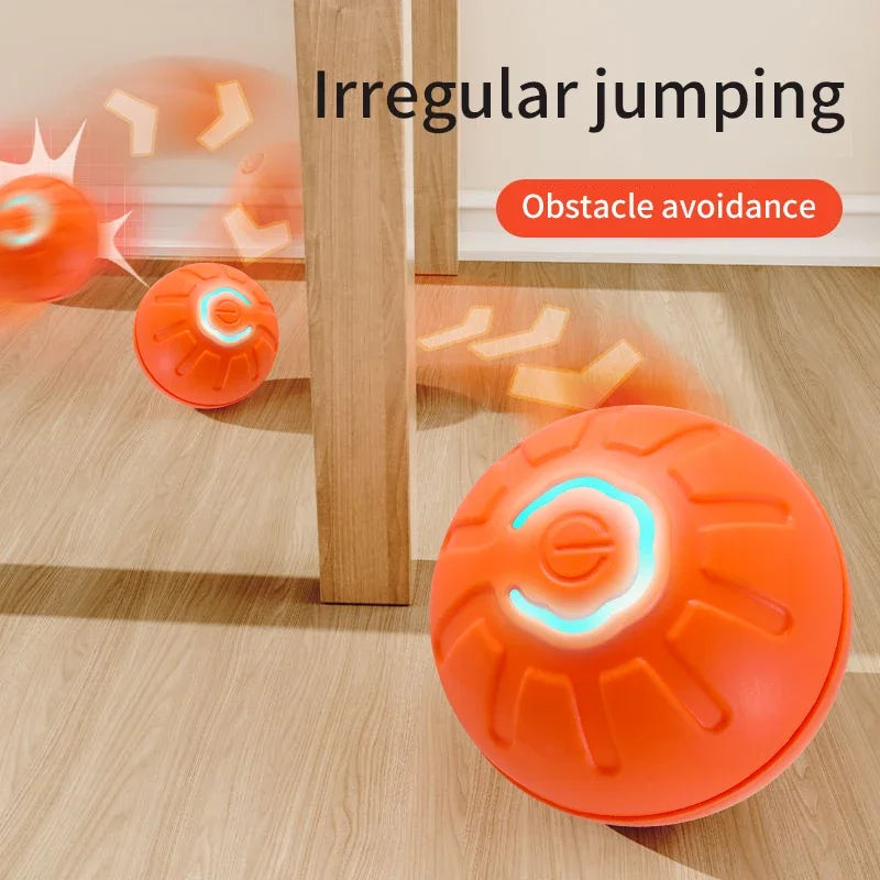 Smart Dog Toy Ball Electronic Interactive Pet Toy Moving Ball USB Automatic Moving Bouncing For Puppy Birthday Gift Cat Product Pets Fashion