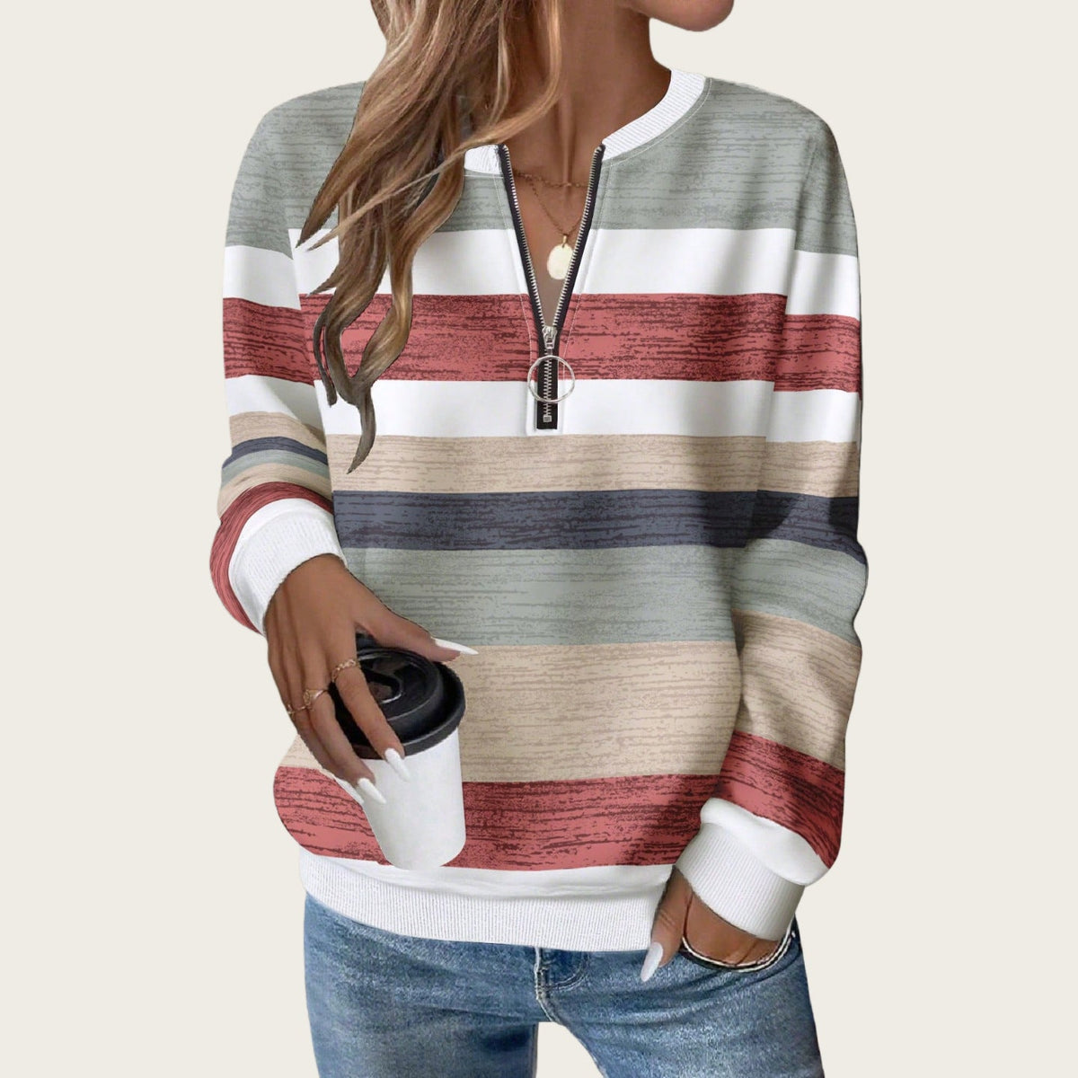Amazon Europe And America 2026 Autumn Loose Long Sleeve Black Temperament Commuting Hoodie Tshirt Top NorixaFashion.com
