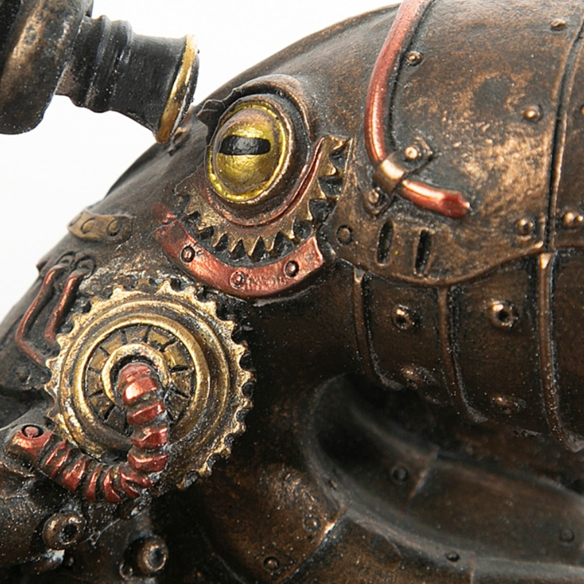 Steampunk-style Mechanical Traveler Octopus Sculpture Decoration PearlNestDecor.com