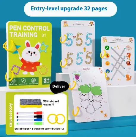 Children's Early Education Pen Control Training Book