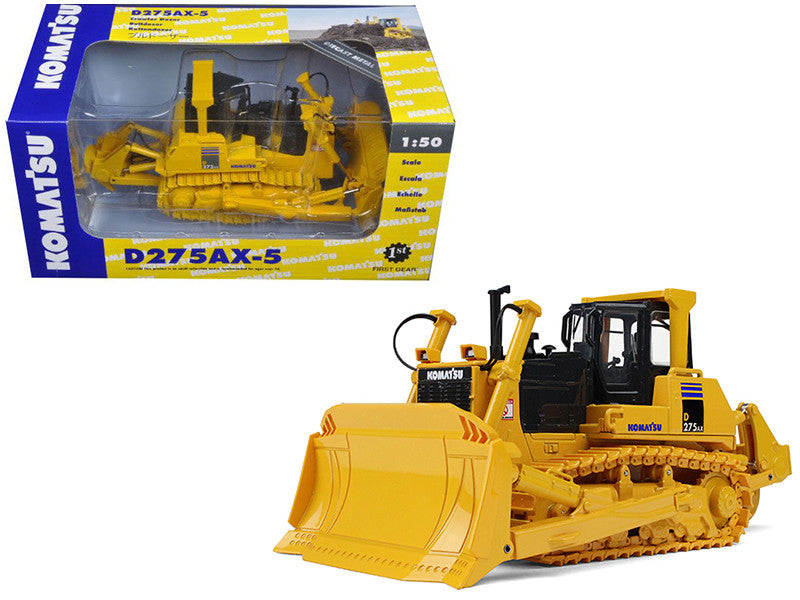 Komatsu D275AX-5 SIGMA Dozer with Ripper 1/50 Diecast Model by First Gear LuxuryLifeWay Online Store