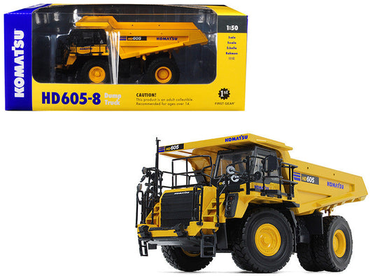 Komatsu HD605-8 Dump Truck 1/50 Diecast Model by First Gear LuxuryLifeWay Online Store