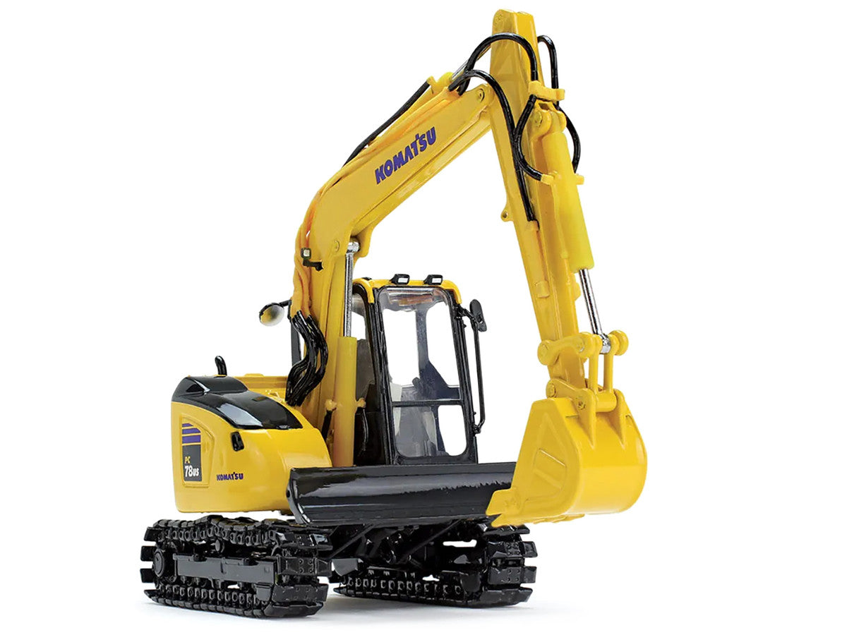 Komatsu PC78US-11 Excavator Yellow 1/50 Diecast Model by DCP/First Gear LuxuryLifeWay Online Store