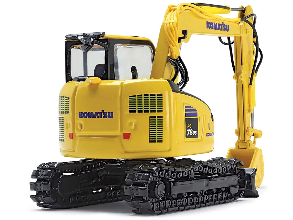 Komatsu PC78US-11 Excavator Yellow 1/50 Diecast Model by DCP/First Gear LuxuryLifeWay Online Store