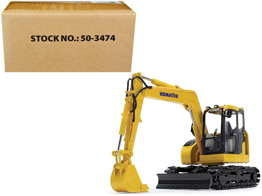 Komatsu PC78US-11 Excavator Yellow 1/50 Diecast Model by DCP/First Gear LuxuryLifeWay Online Store