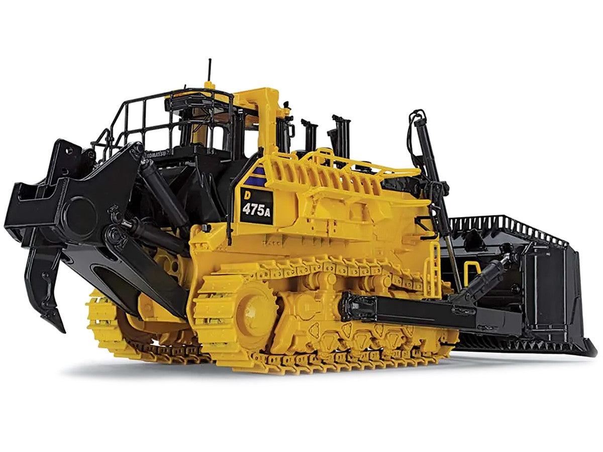 Komatsu D475A-8 Dozer with Ripper Yellow 1/50 Diecast Model by First Gear LuxuryLifeWay Online Store