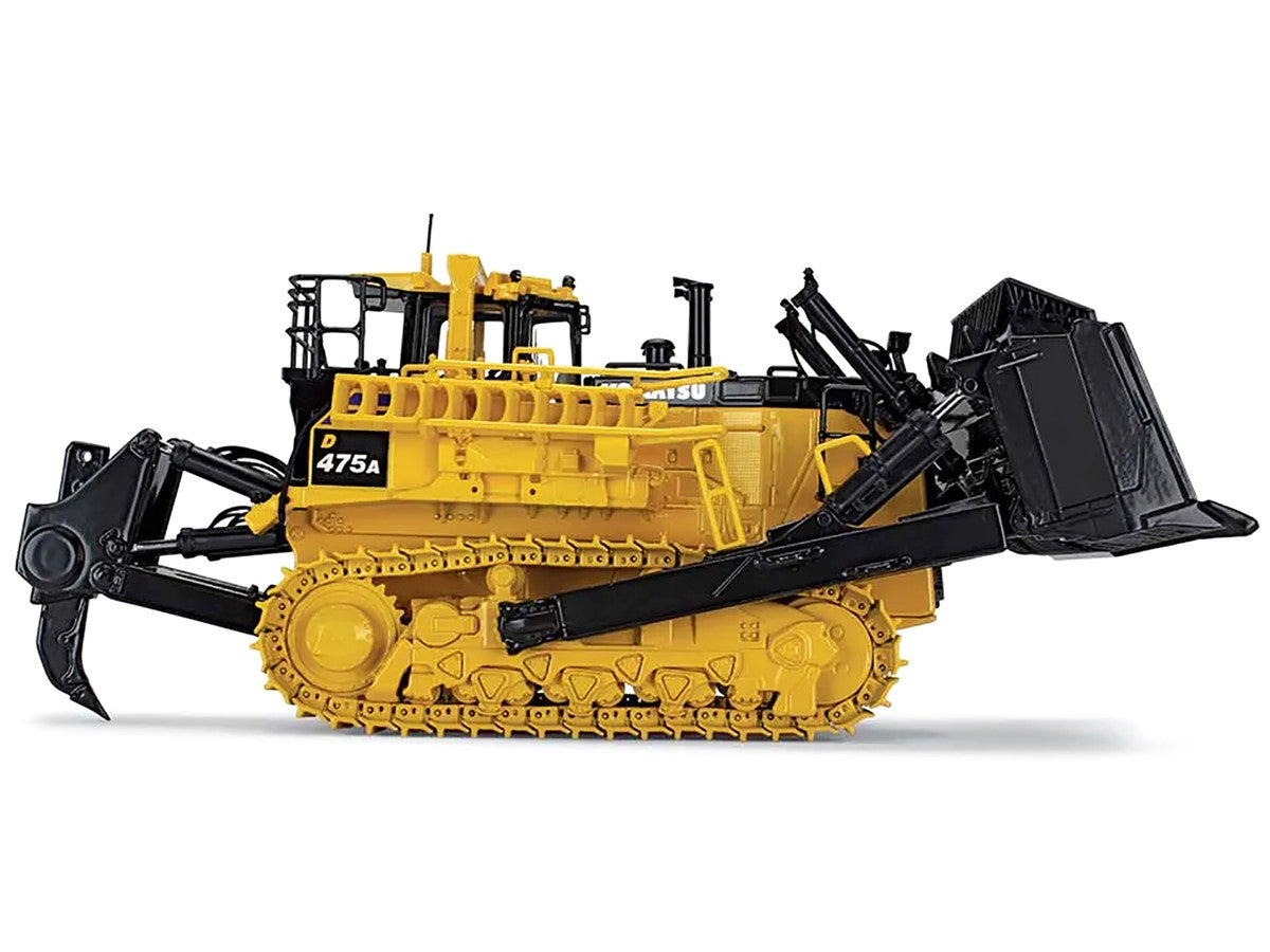 Komatsu D475A-8 Dozer with Ripper Yellow 1/50 Diecast Model by First Gear LuxuryLifeWay Online Store