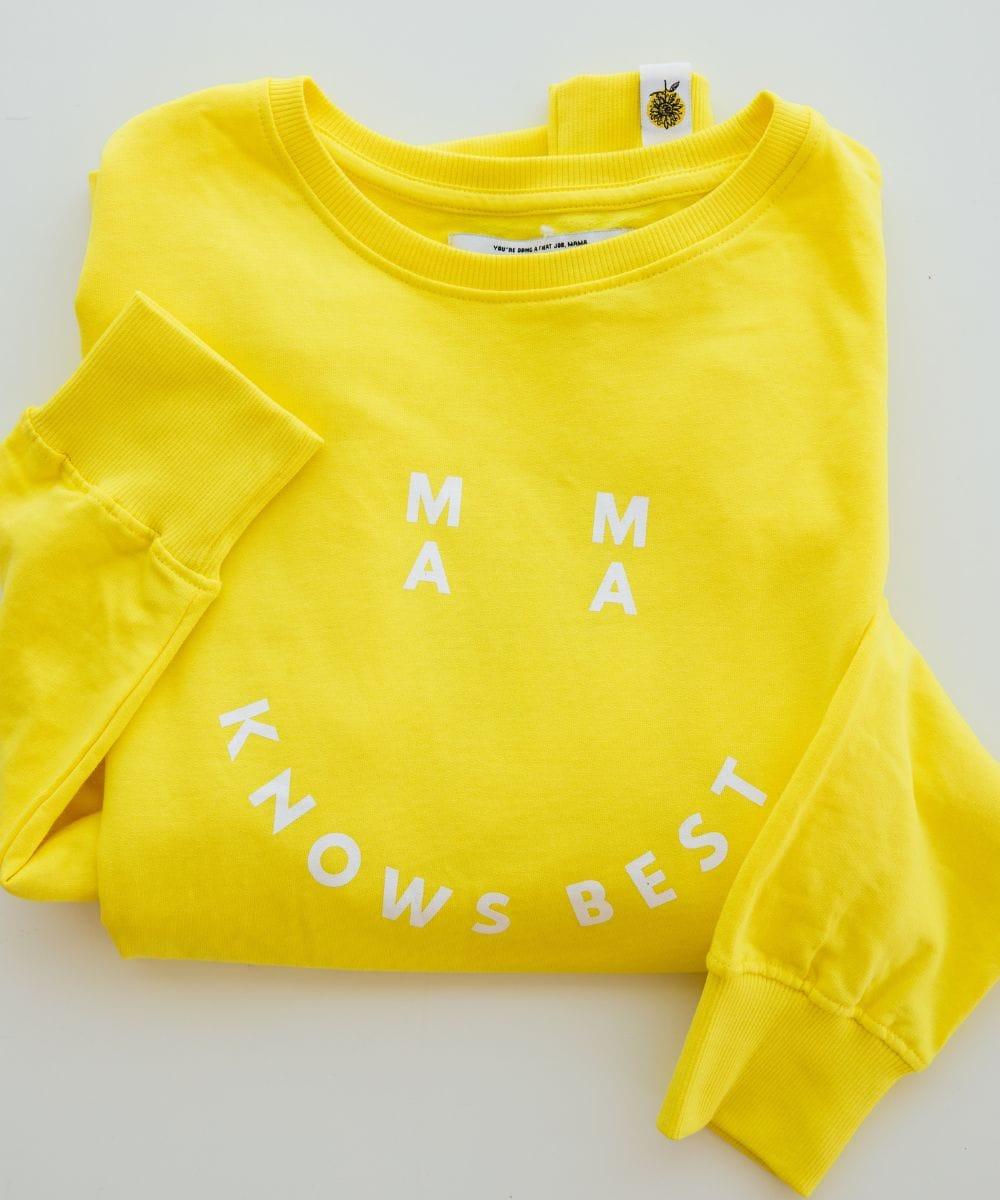 Smiley Mama Knows Best Sweatshirt LuxuryLifeWay Online Store