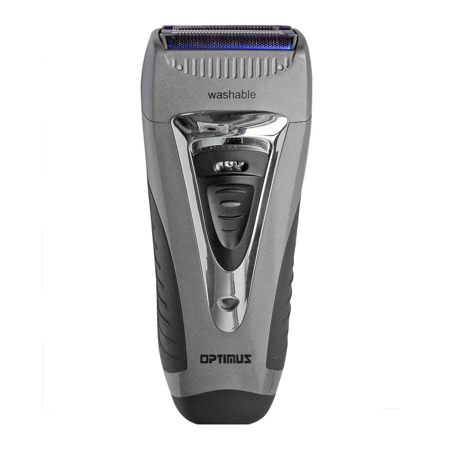 Optimus Curve Rechargeable Triple Wet/Dry Men's Shaver in Black and Silver LuxuryLifeWay Online Store
