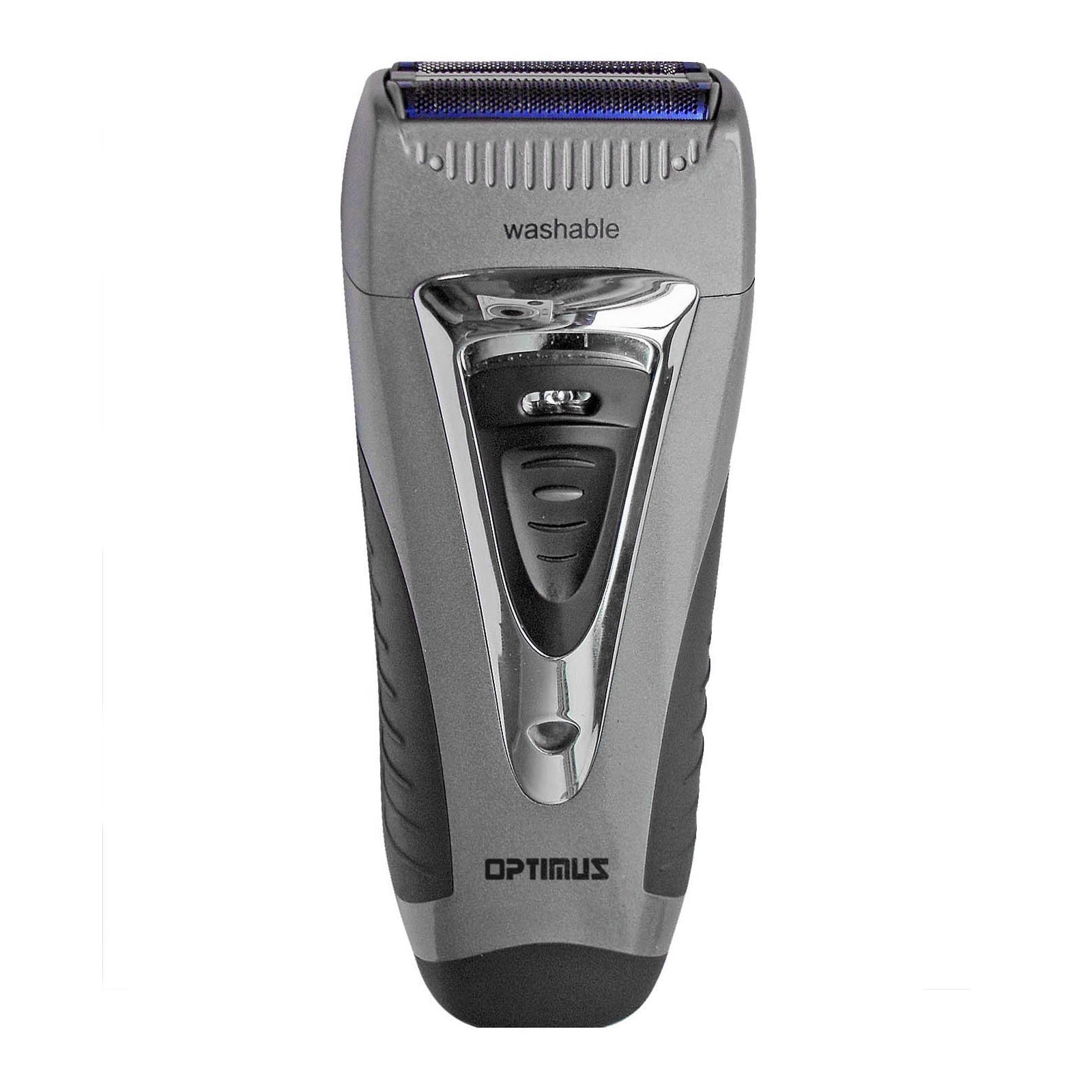 Optimus Curve Rechargeable Triple Wet/Dry Men's Shaver in Black and Silver LuxuryLifeWay Online Store