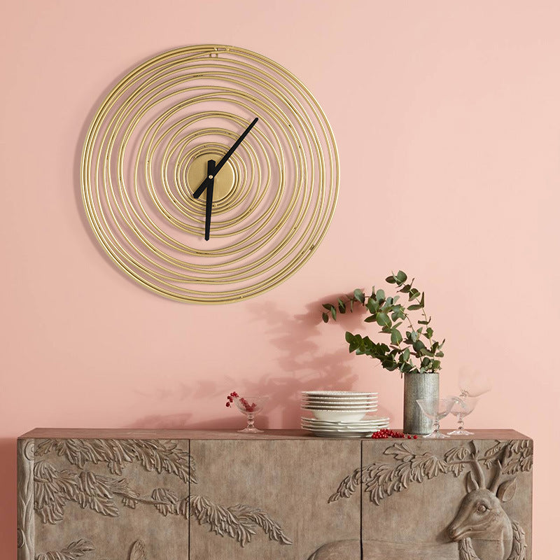 Nordic Annual Ring Wall Clock Creative Home Fashion PearlNestDecor.com