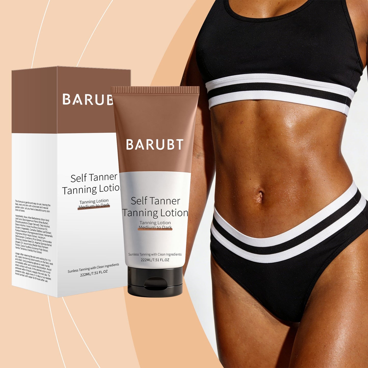 Self-Tanning Lotion Deep Brown