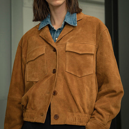 French Suit Turn-down Collar Coat Women's Clothing Best YouTube Store