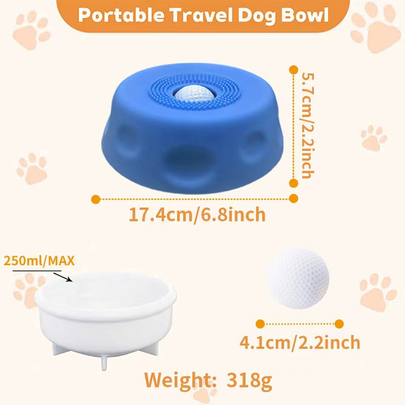 Pet Liquid Non-Slip Bone Broth Dog Licking Bowl Pets Fashion