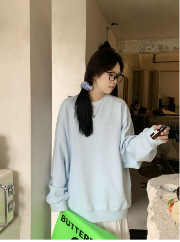 Fluorescent Green Oversized Cutout T-Shirt Sweatshirt Pi-Mart
